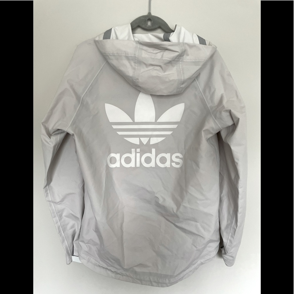 Adidas tree foil reflective rain jacket